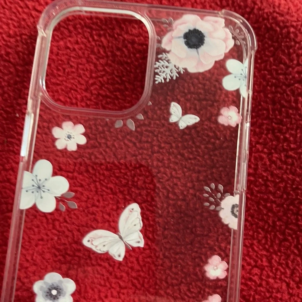 New floral and butterfly phone case - 12 pro max